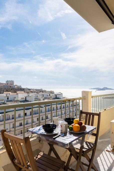 Vue Mer Plage Catalans Vieux Port Clim - 2 Chambres Марсель Экстерьер фото