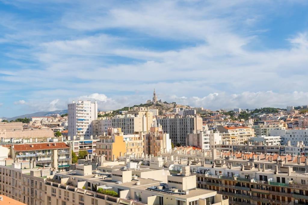 Vue Mer Plage Catalans Vieux Port Clim - 2 Chambres Марсель Экстерьер фото