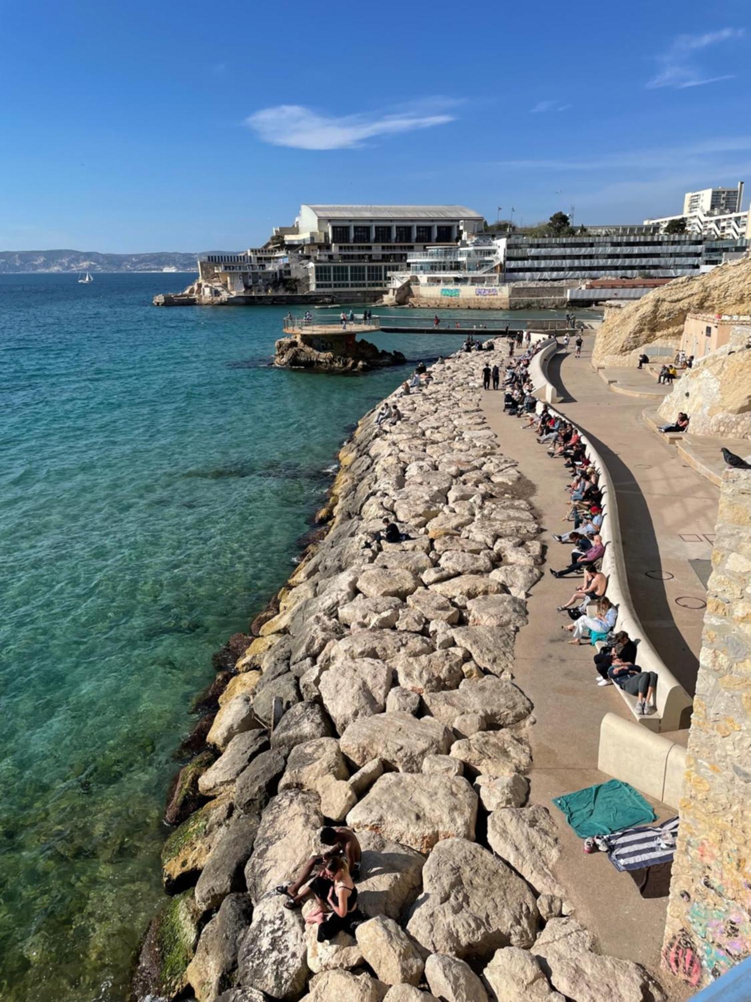Vue Mer Plage Catalans Vieux Port Clim - 2 Chambres Марсель Экстерьер фото
