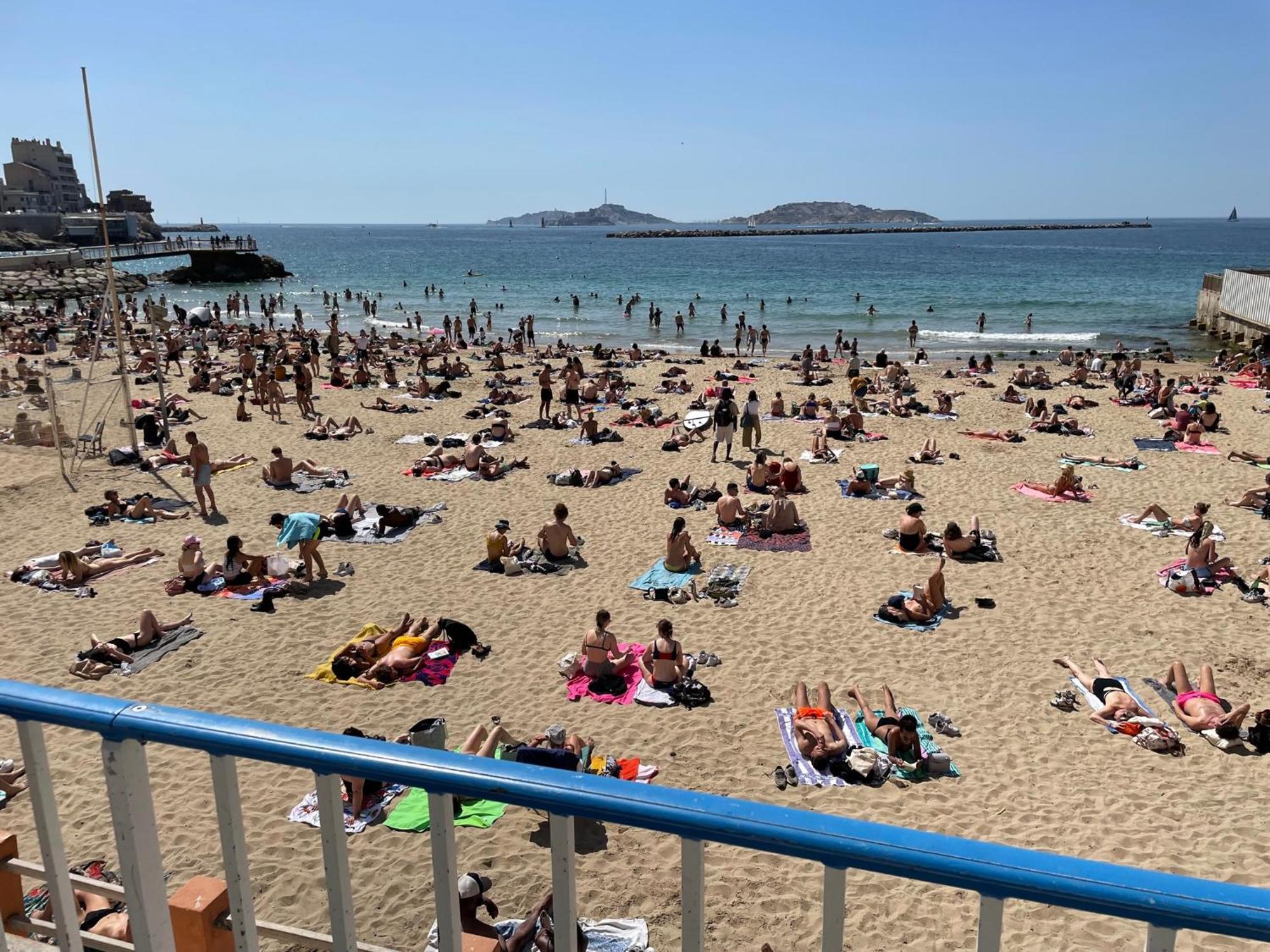 Vue Mer Plage Catalans Vieux Port Clim - 2 Chambres Марсель Экстерьер фото